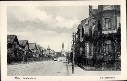 Ak Gonsenheim Mainz Rheinland Pfalz, Kaiserstraße