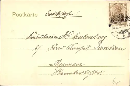 Ak Braunschweig in Niedersachsen, Kaiser Wilhelm Straße