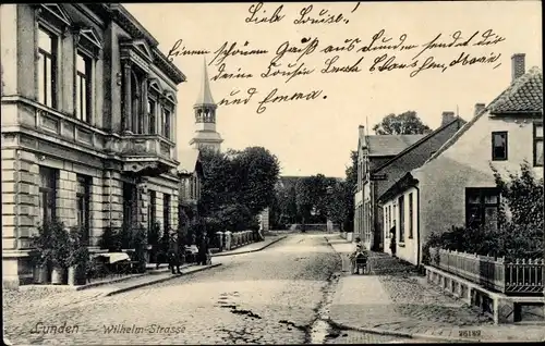 Ak Lunden in Dithmarschen, Wilhelmstraße