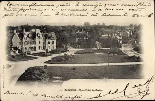 Ak Cabourg Calvados, Rond Point du Casino