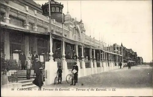 Ak Cabourg Calvados, La Terrasse du Kursaal