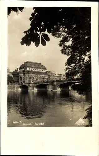 Ak Praha Prag, Narodni divadlo, Stadttheater