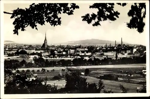 Ak Plzeň Pilsen Stadt, Gesamtansicht