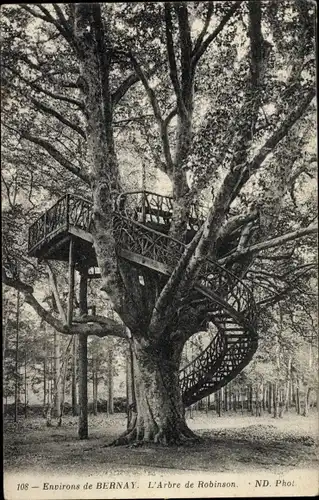 Ak Bernay Eure, L'Arbre de Robinson