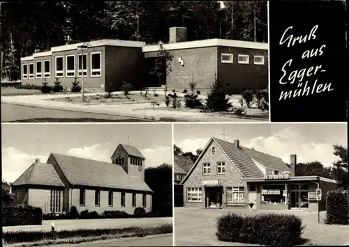 Ak Eggermühlen Bersenbrück in Niedersachsen, Bäckerei und Kolonialwaren von Heinrich Havermann