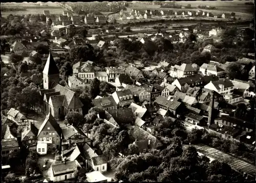 Ak Bramsche in Niedersachsen, Luftbild