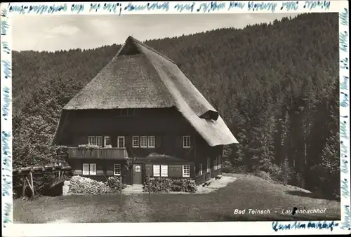 Ak Bad Teinach Zavelstein im Schwarzwald, Laubenbachhof