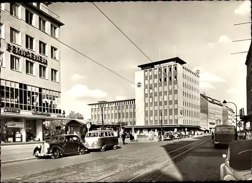 Ak Hagen Westfalen, TV Geschäft Elberfelder Str., C&A