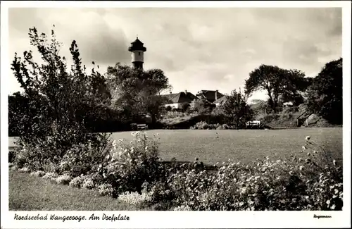 Ak Nordseebad Wangerooge in Ostfriesland, Am Dorfplatz