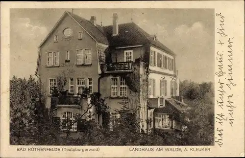 Ak Bad Rothenfelde am Teutoburger Wald, Landhaus am Walde