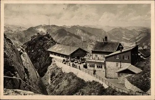 Ak Bayrischzell im Mangfallgebirge Oberbayern, Wendelsteinhaus