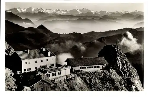 Ak Bayrischzell Bayern, Wendelsteinhäuser, Blick gegen Großglockner