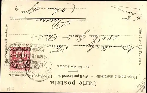 Ak Genève Genf Stadt, Rue du Mont Blanc