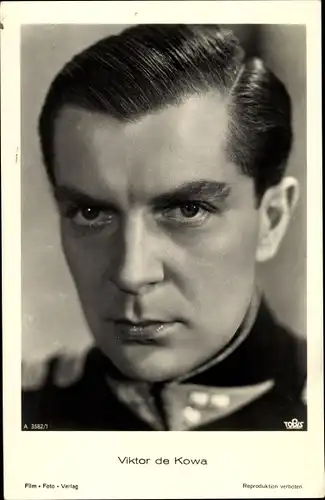 Ak Schauspieler Viktor de Kowa, Portrait