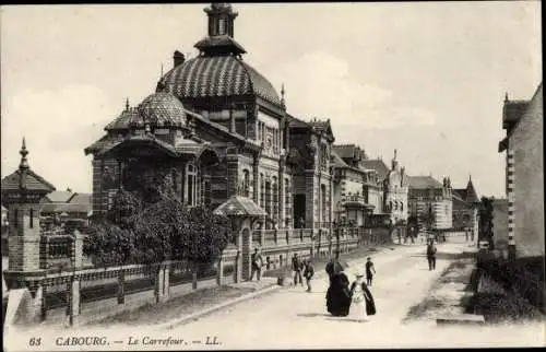 Ak Cabourg Calvados, Le Carrefour