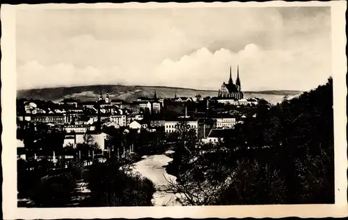 Ak Brno Brünn Südmähren, Partie mit dem St. Petersdom