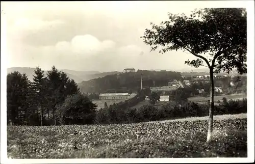 Ak Letovice Lettowitz Südmähren, Panorama, Fabrik