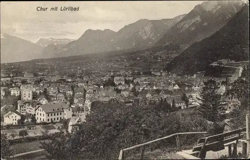 Ak Chur Kanton Graubünden, Lürlibad, Panorama