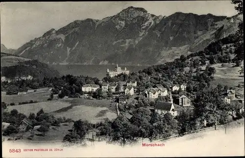 Ak Morschach Kt Schwyz Schweiz, Panorama