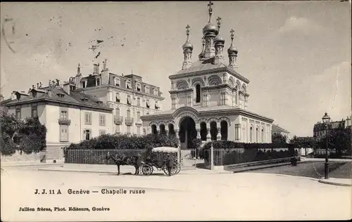 Ak Genève Genf Schweiz, Chapelle russe