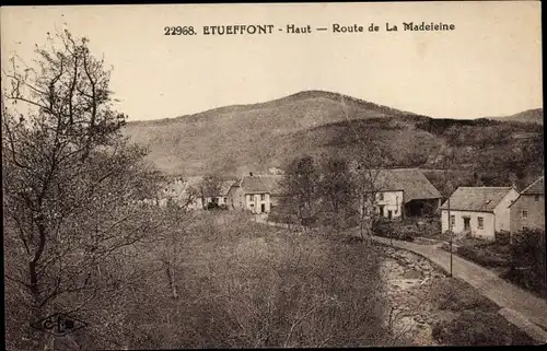 Ak Etueffont Haut Territoire de Belfort, Route de la Madeleine