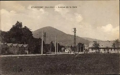 Ak Etueffont Haut Territoire de Belfort, Avenue de la Gare