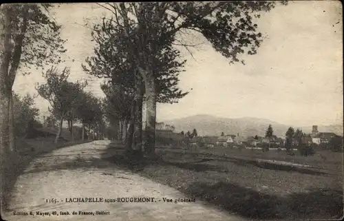 Ak Lachapelle sous Rougemont Territoire de Belfort, Vue generale