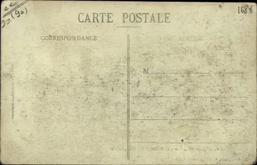 Ak Lachapelle sous Rougemont Territoire de Belfort, Vue generale