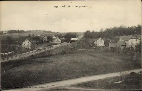 Ak Méziré Territoire de Belfort, Vue generale