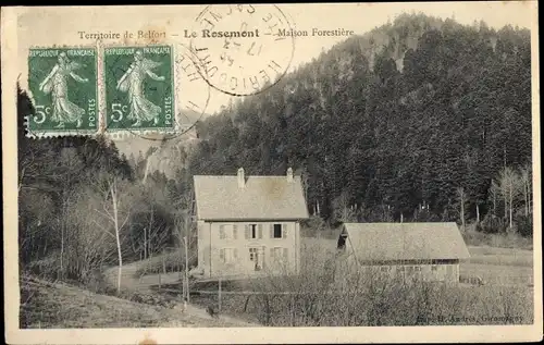 Ak Territoire de Belfort, Le Rosemont, Maison Forestiere