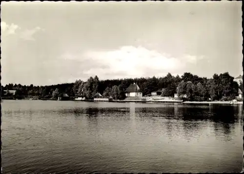 Ak Güster in Schleswig Holstein, Fischfang am Prüsssee