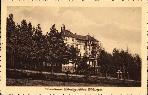 Ak Bad Wildungen in Nordhessen, Sanatorium Ebersberg