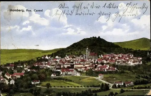 Ak Homberg (Bezirk Kassel) an der Efze Hessen, Gesamtansicht