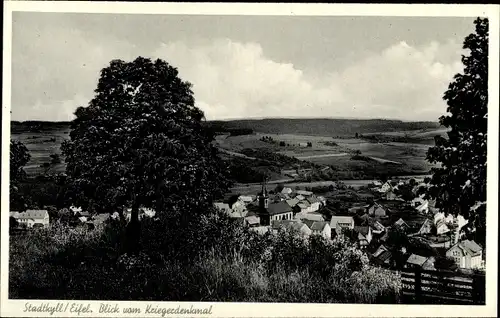 Ak Stadtkyll in der Eifel, Blick vom Kriegerdenkmal