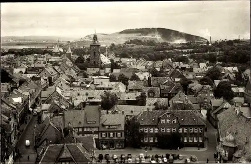 Ak Goslar am Harz, Teilansicht, Vogelschau