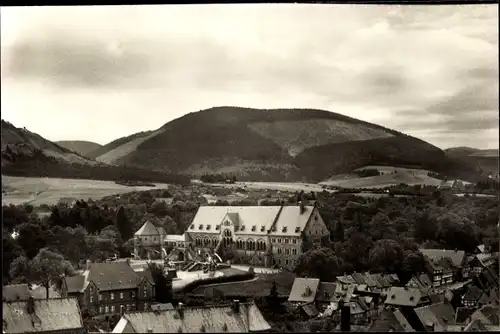 Ak Goslar am Harz, Teilansicht, Vogelschau