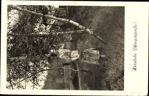 Ak Landpoststempel Hoyel über Herford