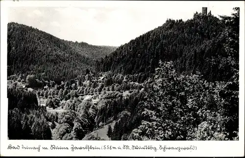 Ak Landpoststempel Zavelstein über Calw