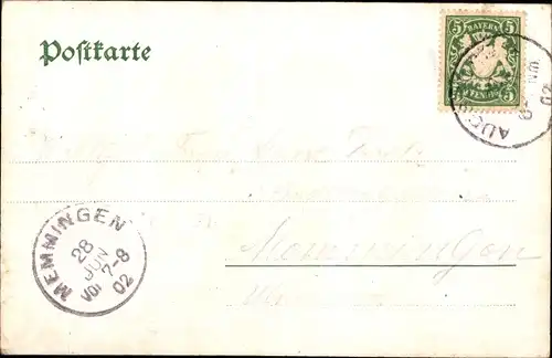 Ak Augsburg in Schwaben, Merkurbrunnen, Mittlere Maximilianstraße