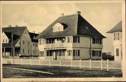 Ak Hellerau Dresden, Zweifamilienhaus, Architekt Muthesius