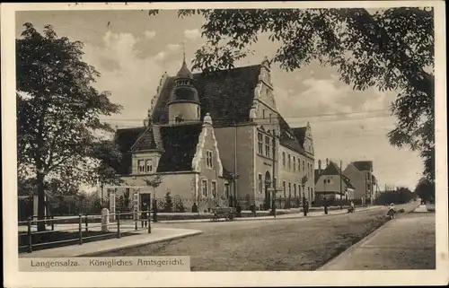 Ak Bad Langensalza in Thüringen, Königliches Amtsgericht