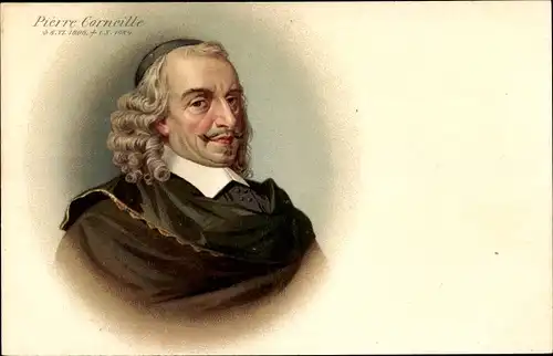 Litho Pierre Corneille, französischer Dramatiker