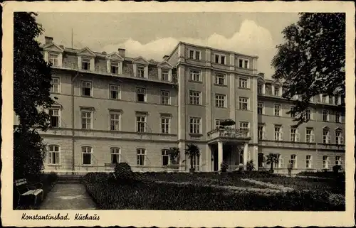 Ak Konstantinovy Lázně Konstantinsbad Region Pilsen, Kurhaus