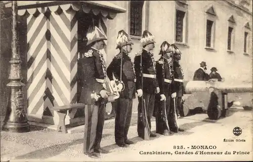Ak Monaco, Carabiniers, Gardes d'Honneur du Prince, Wachen