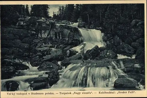 Ak Vysoké Tatry Hohe Tatra Slowakei, Kohlbachtal Großer Fall