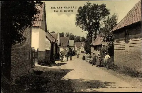 Ak Izel lès Hameau Pas de Calais, Rue de Noyelle