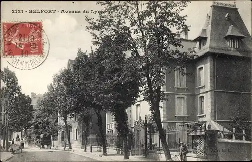 Ak Belfort Beffert Beffort Territoire de Belfort, Avenue du Lycee