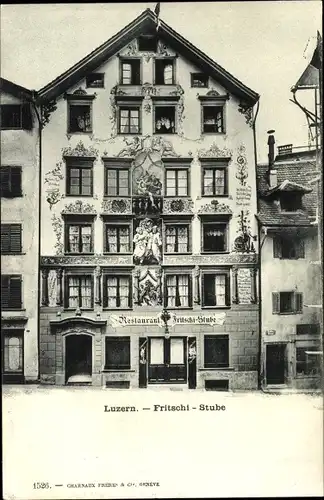 Ak Luzern Stadt Schweiz, Restaurant Fritschl Stube