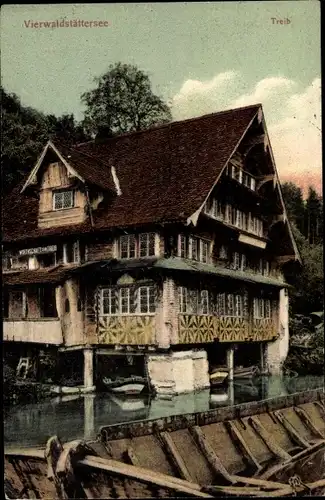 Ak Treib Seelisberg Kanton Uri, Vierwaldstättersee, Wohnhaus