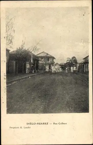 Ak Diego Suarez Antsiranana Madagaskar, Rue Colbert
